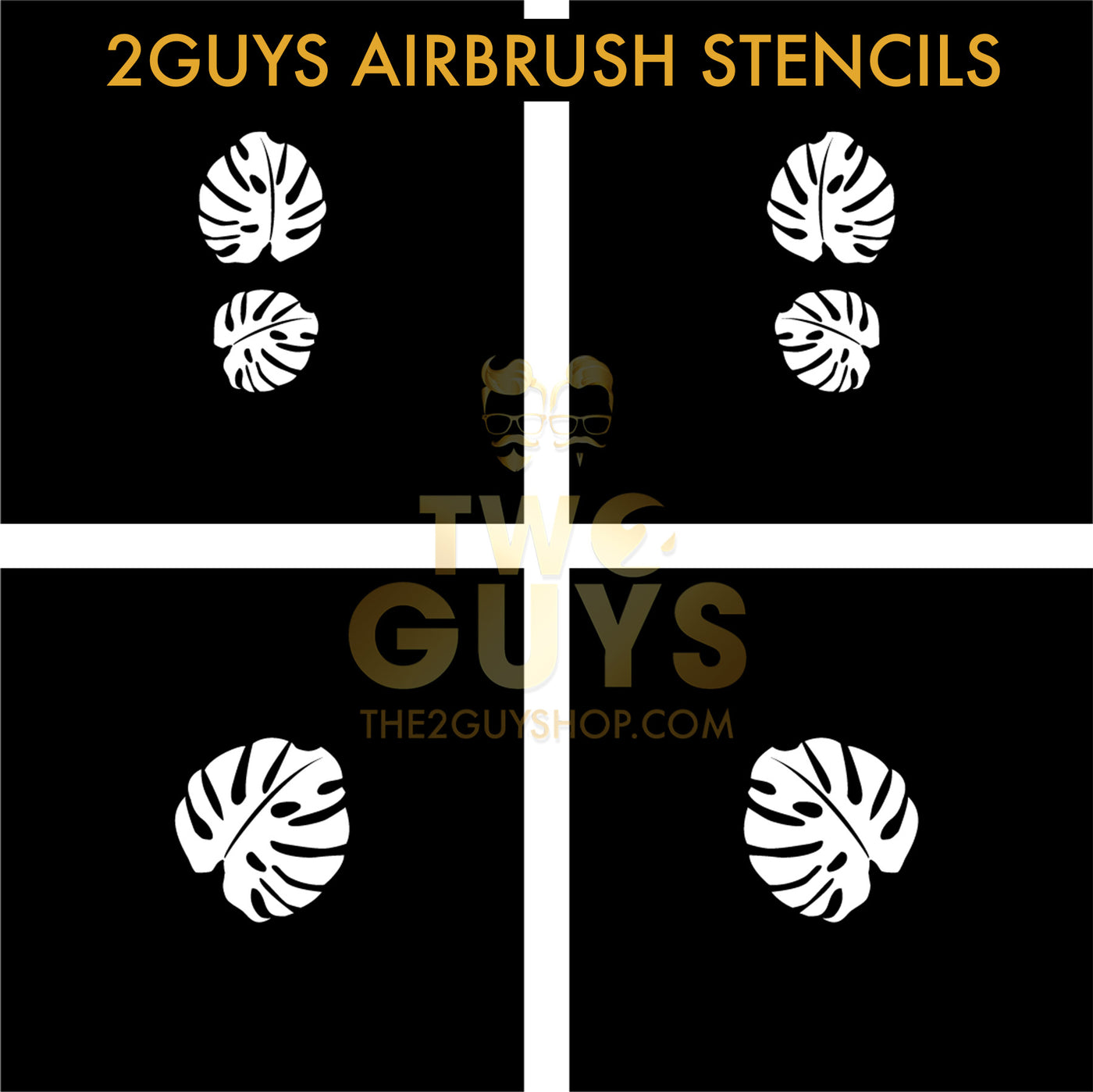 2GUYS Airbrush Stencils Collection (20 styles)