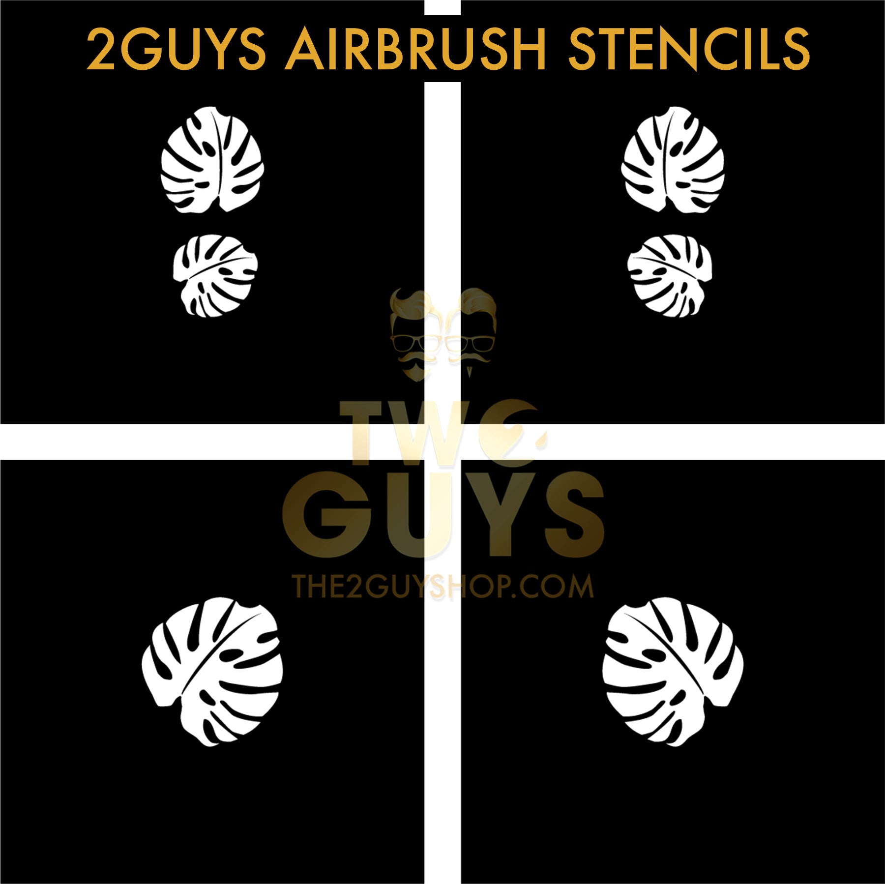 Palm Leave 2 Airbrush Stencils
