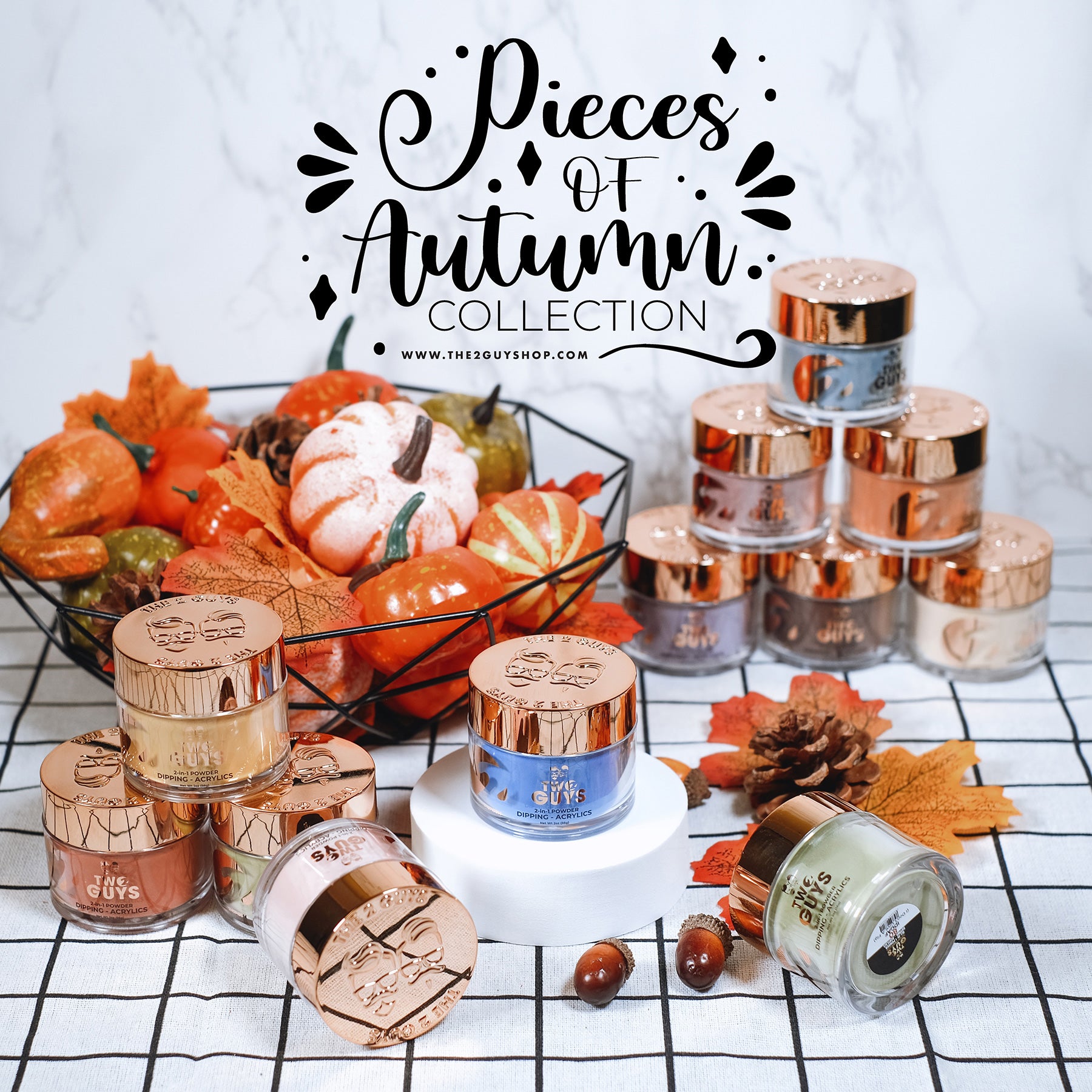 Pieces of Autumn Collection #69-#80 - 2Guys Acrylic Powder