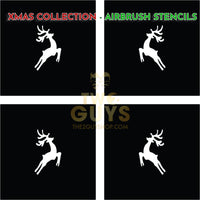 Reindeer 1 Airbrush Stencils