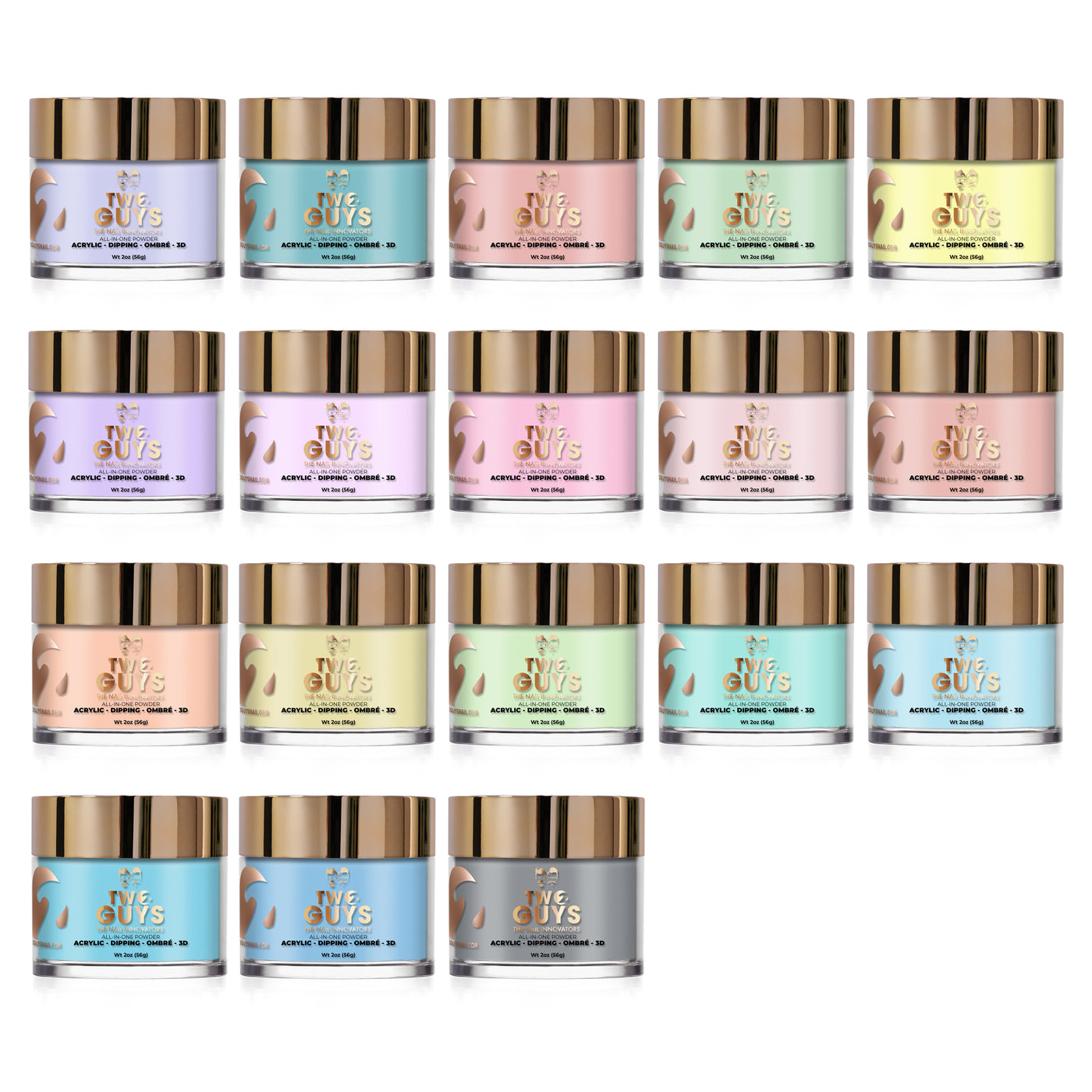 SPRING PASTEL 2022 COLLECTION #5, 38-49, 119-123 (18 Colors)