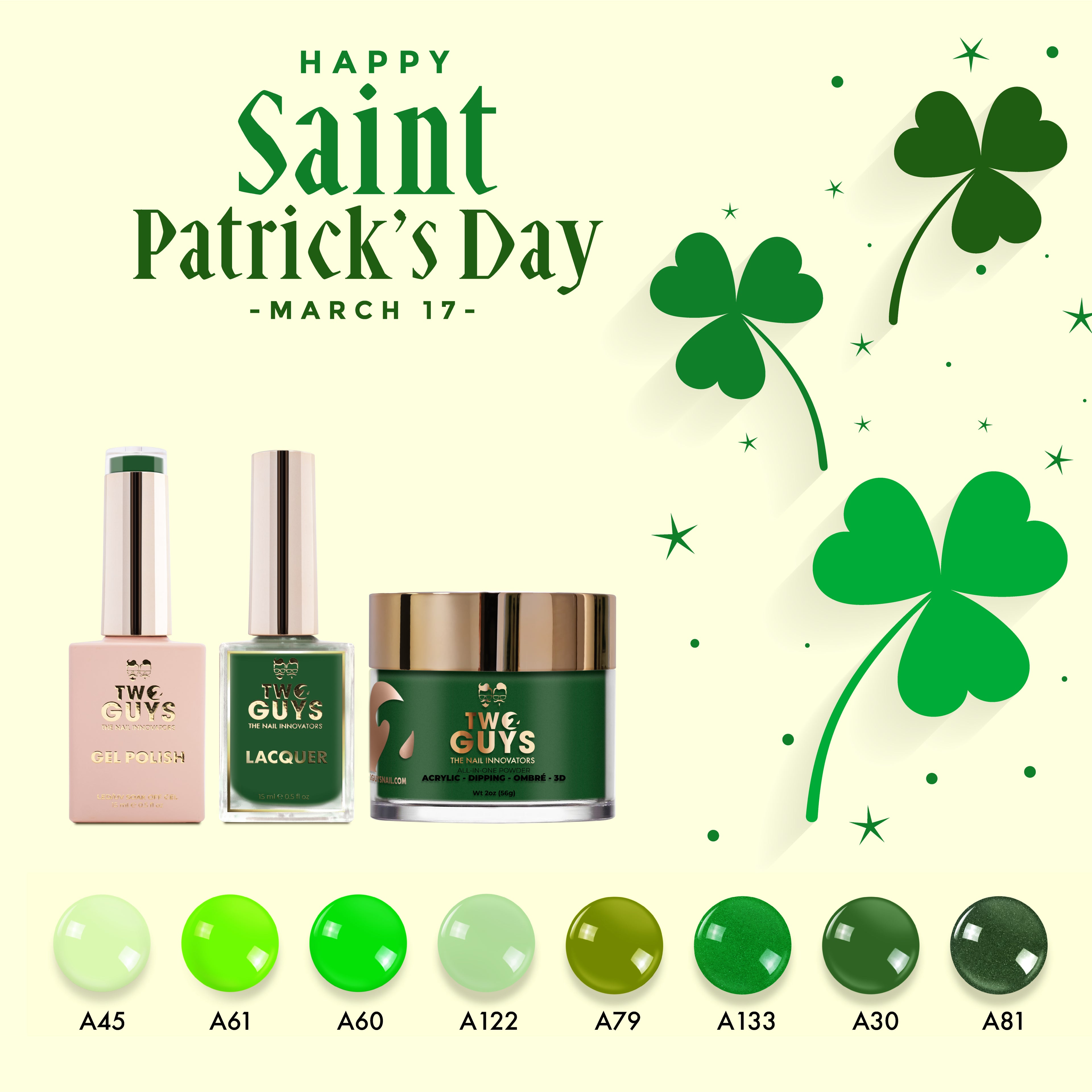 Día de San Patricio - Colección TRIO (8 colores)