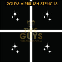 Starlit Airbrush Stencils