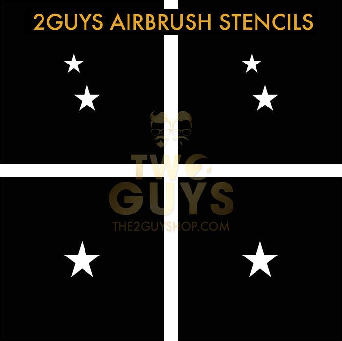 2GUYS Airbrush Stencils Collection (20 styles)