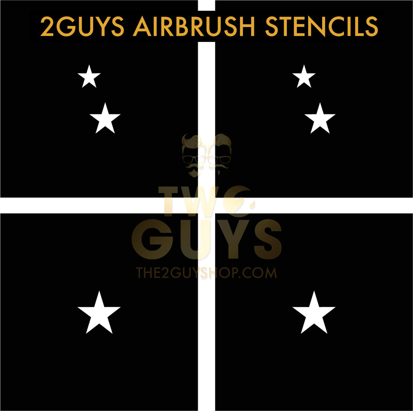 Star Airbrush Stencils