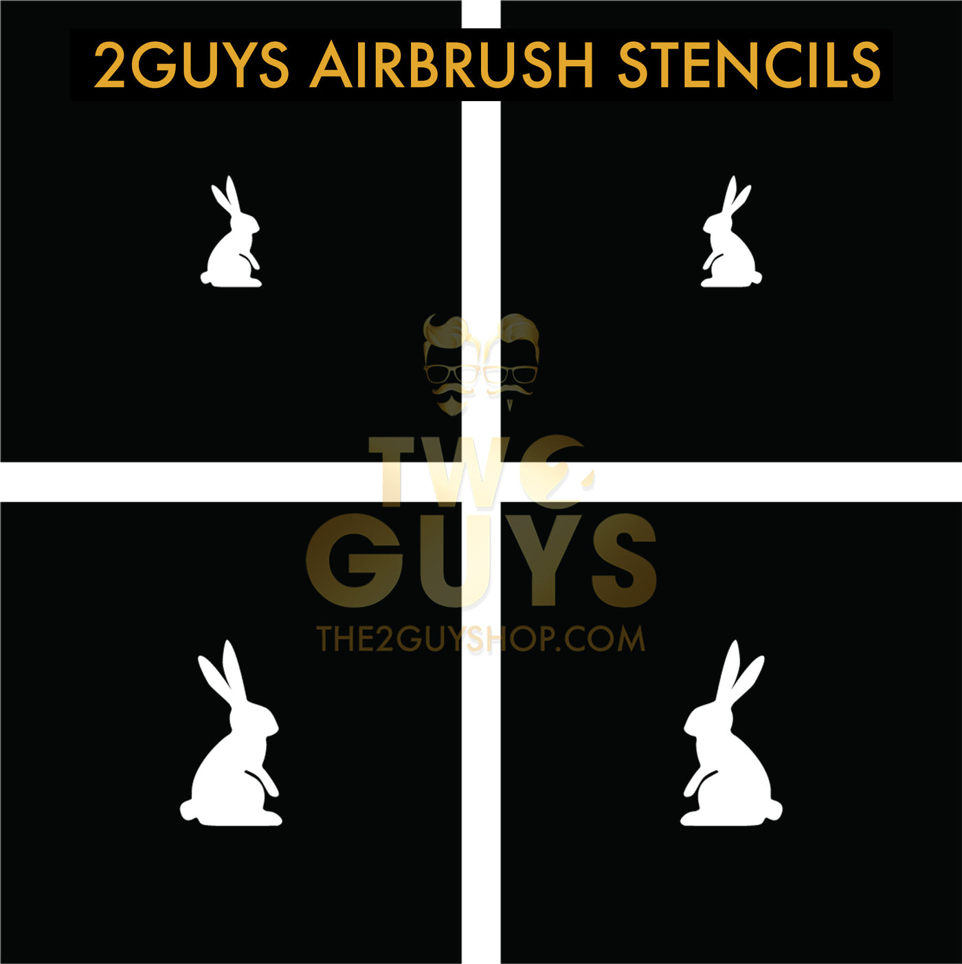 2GUYS Airbrush Stencils Collection (20 styles)