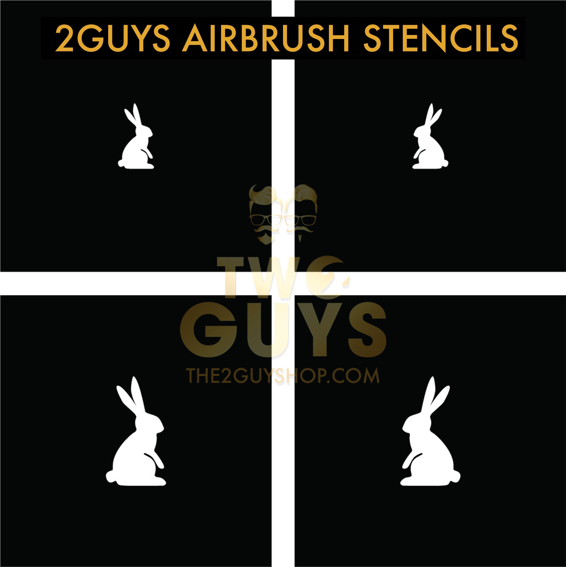 2GUYS Airbrush Stencils Collection (20 styles)
