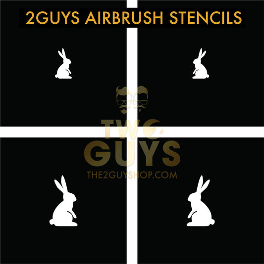 Bunny Airbrush Stencils