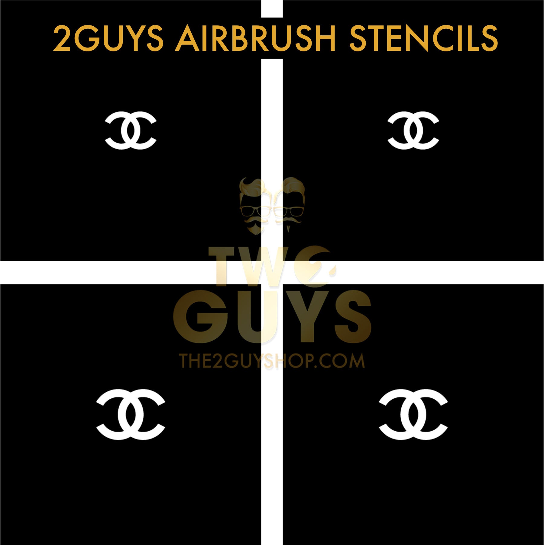 2GUYS Airbrush Stencils Collection (20 styles)