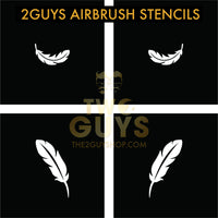 2GUYS Airbrush Stencils Collection (20 styles)