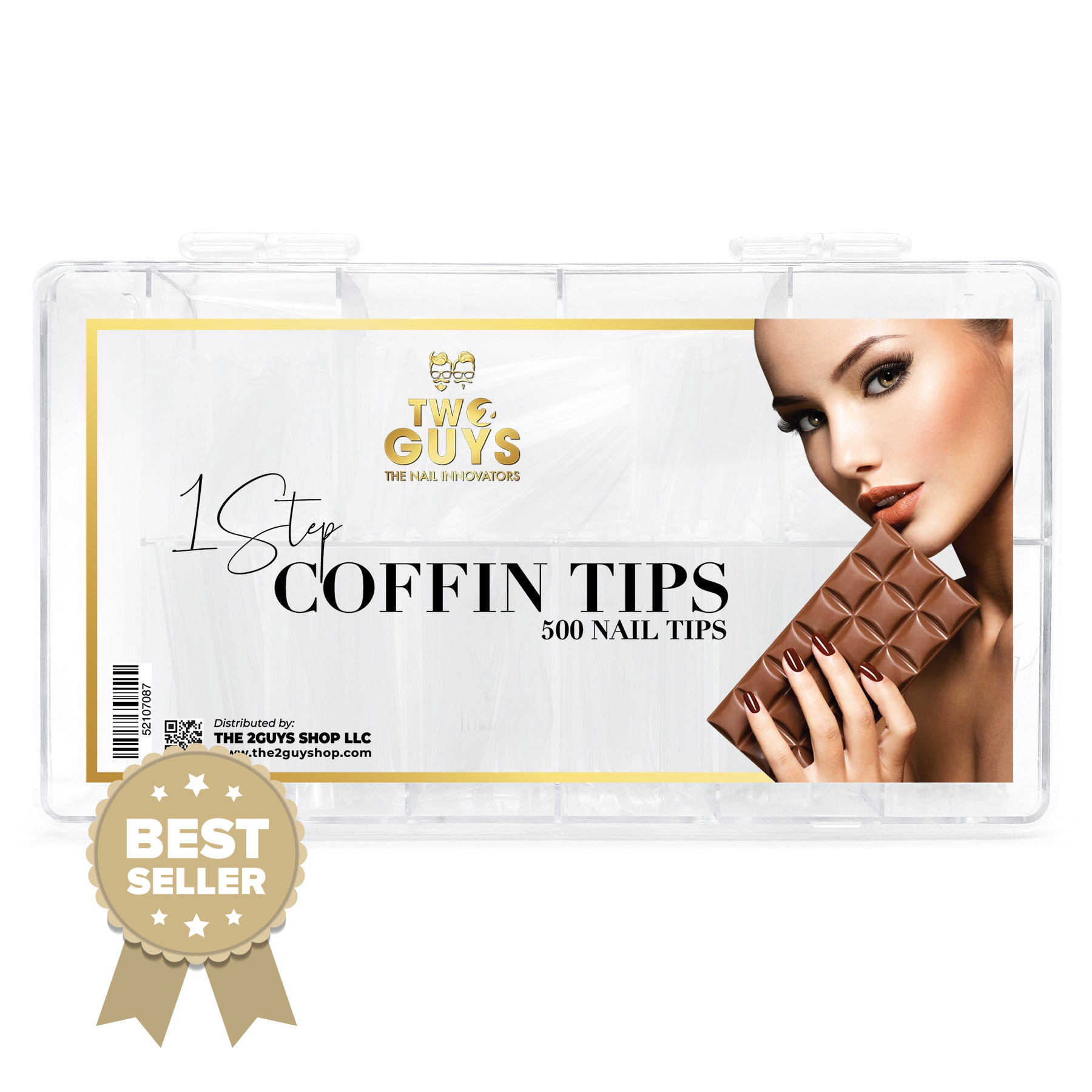 1Step Coffin Tips (500pcs/box)