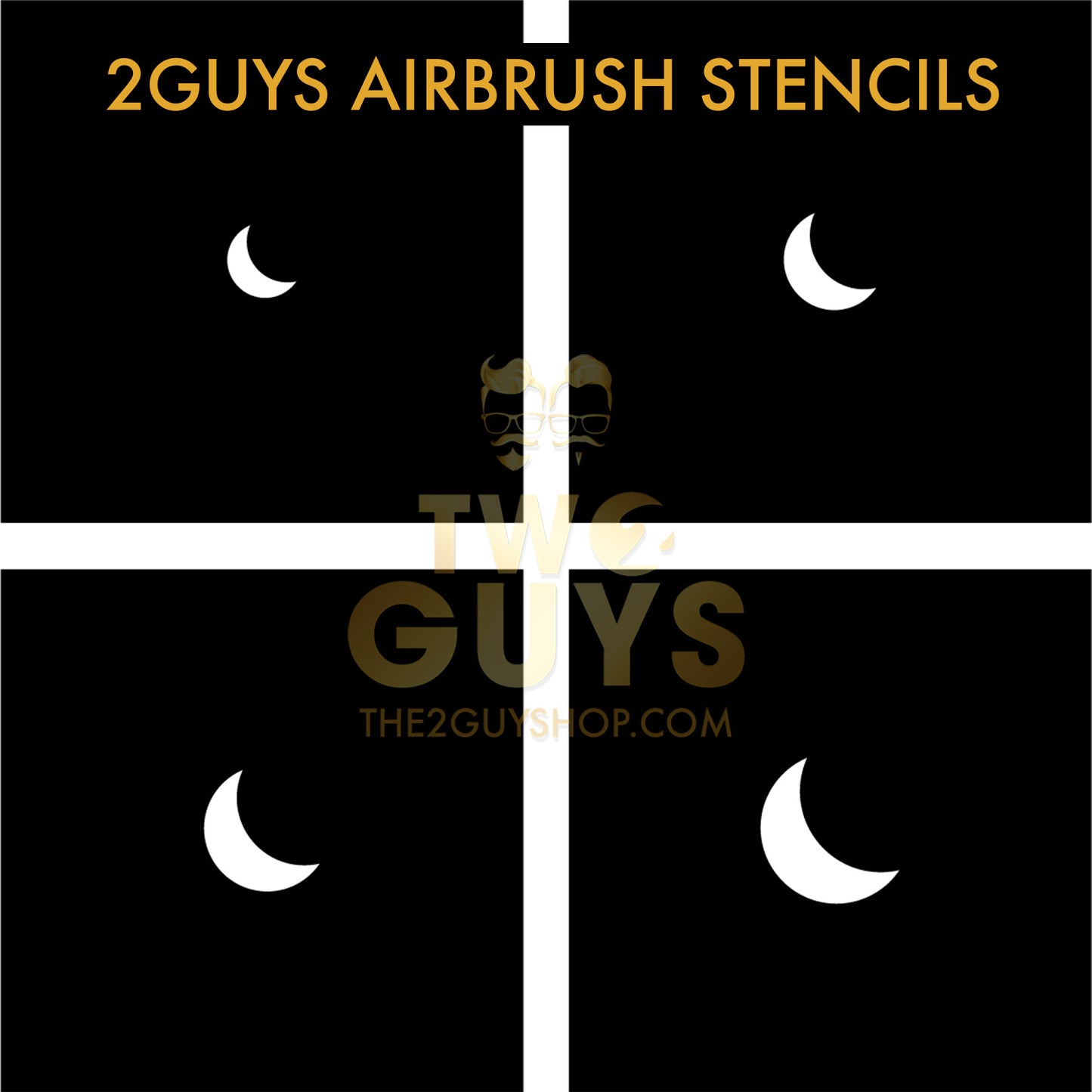 2GUYS Airbrush Stencils Collection (20 styles)