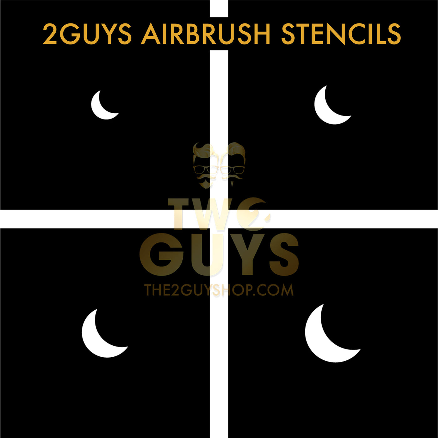 Moon Airbrush Stencils