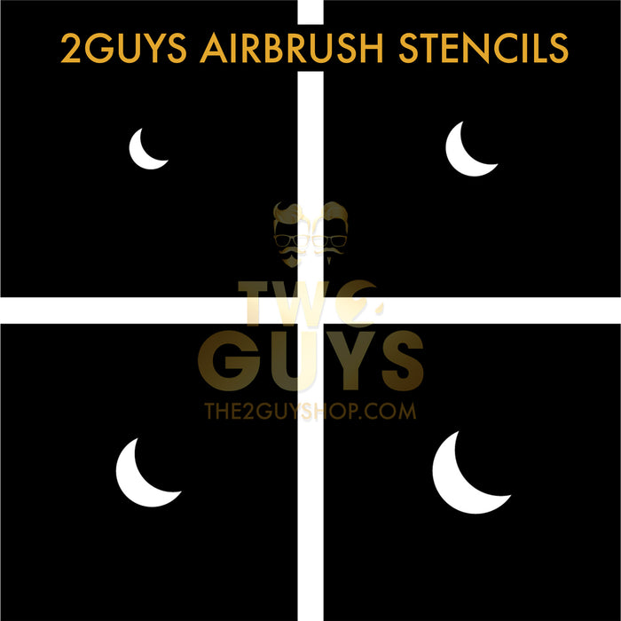 Moon Airbrush Stencils