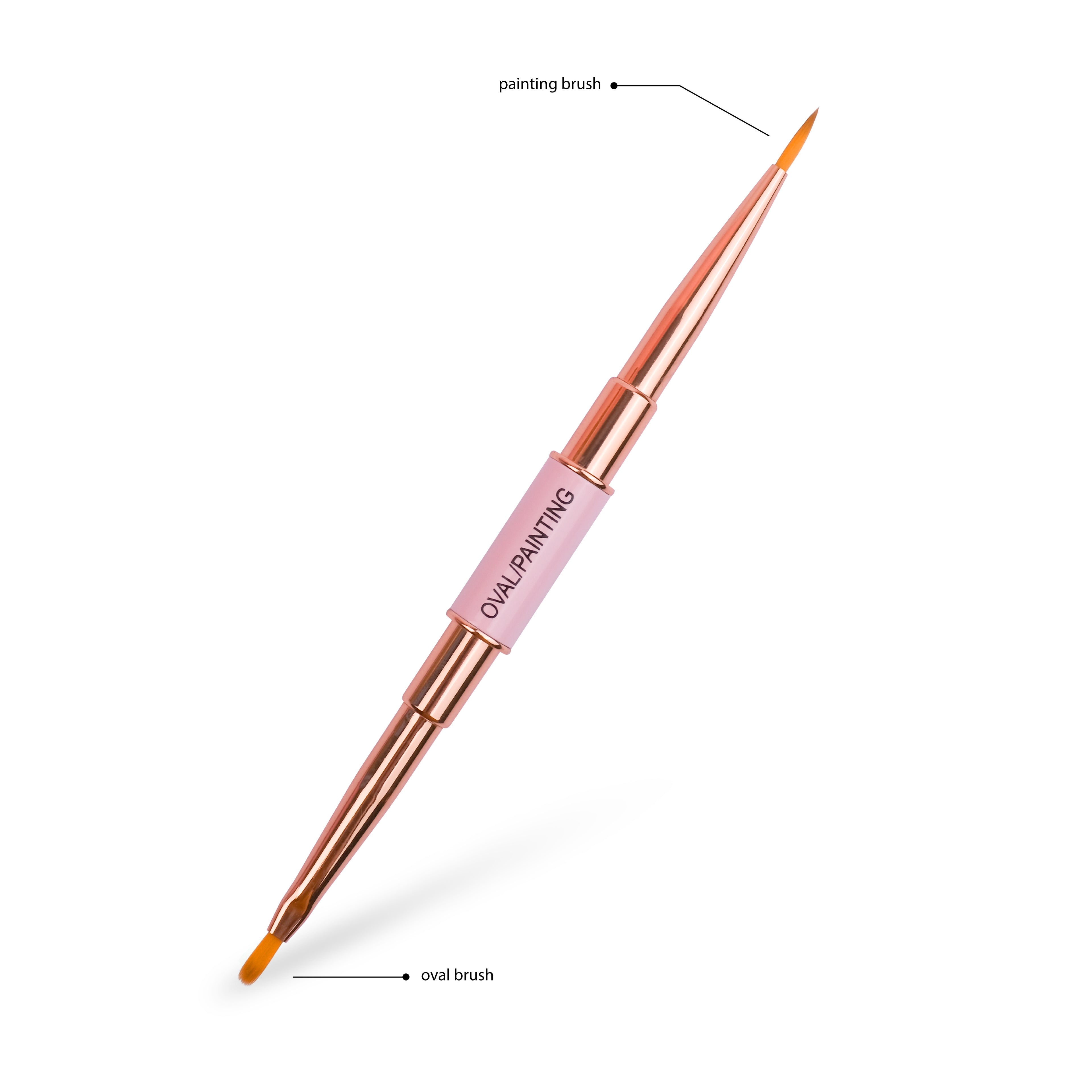 Dual Head - Oval Brush/Painting Brush