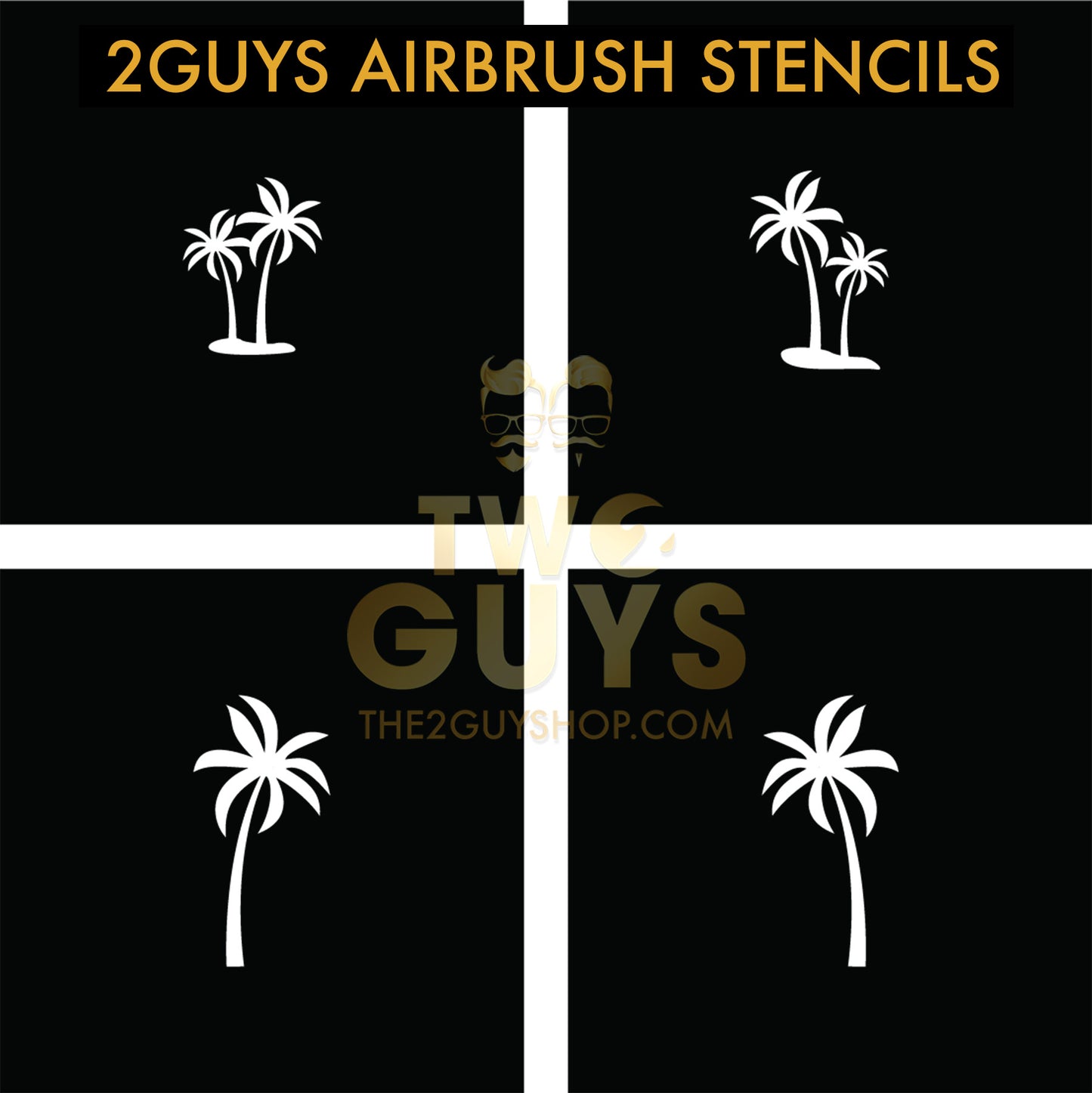Palm Tree Airbrush Stencils