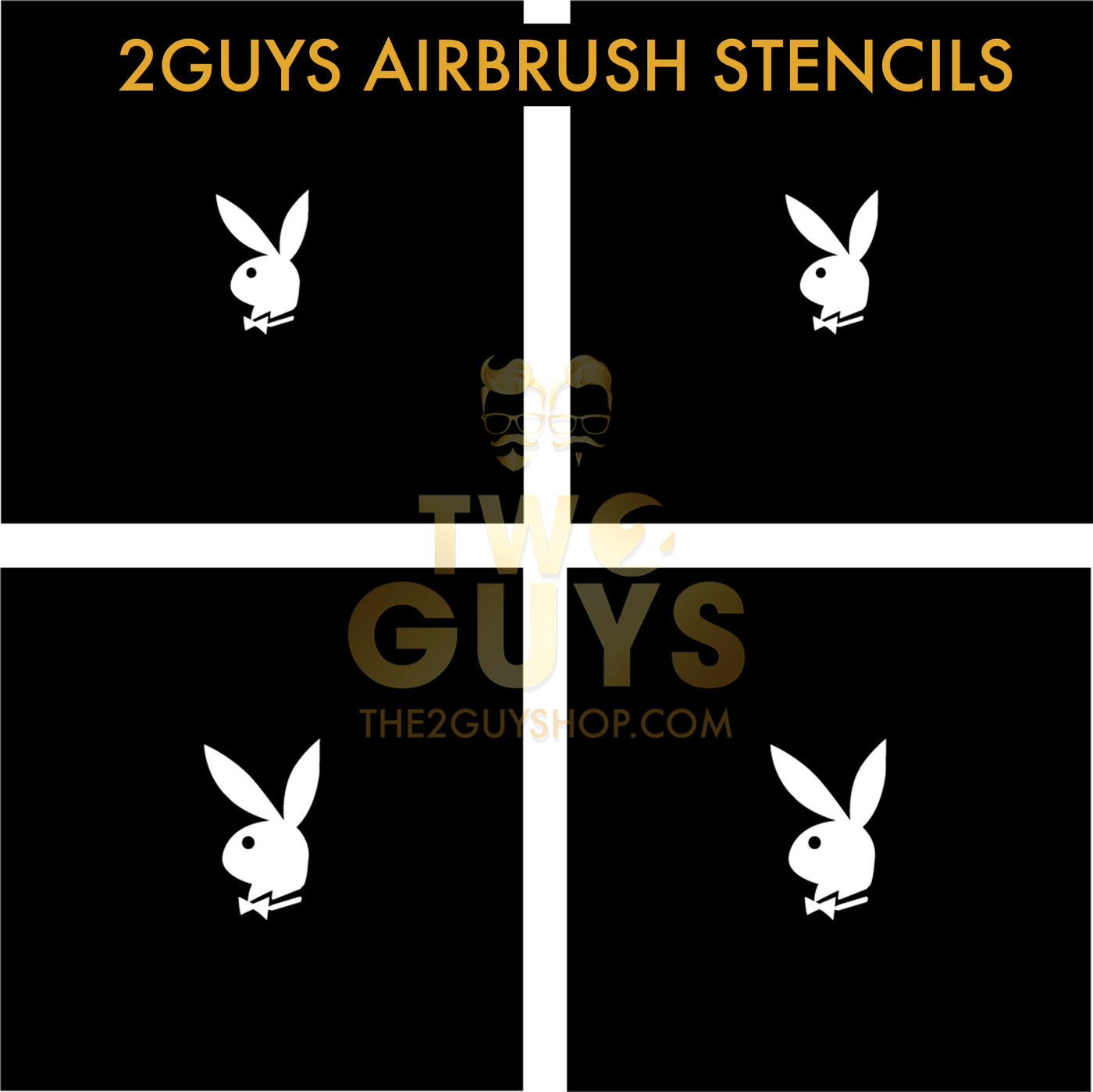 2GUYS Airbrush Stencils Collection (20 styles)