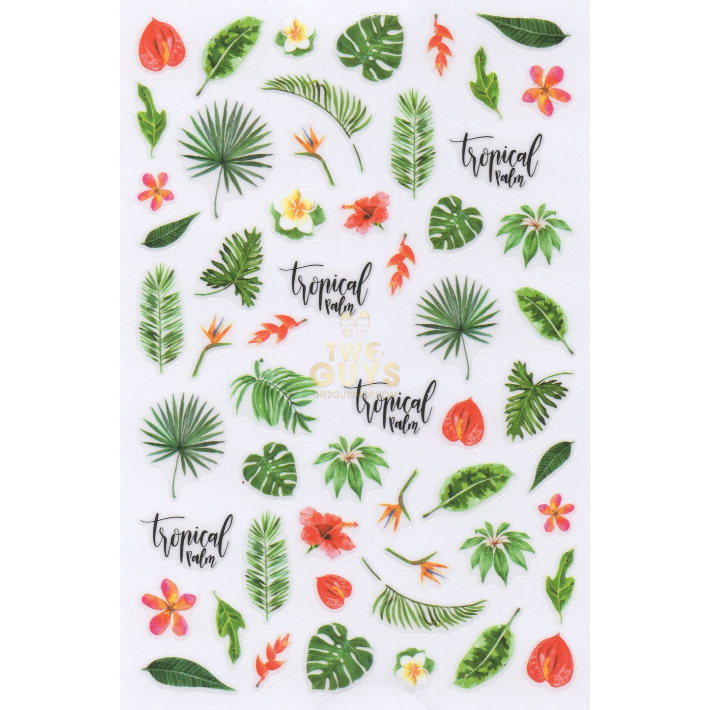 Tropical Palm Leaves Sticker