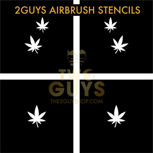 Weed Airbrush Stencils